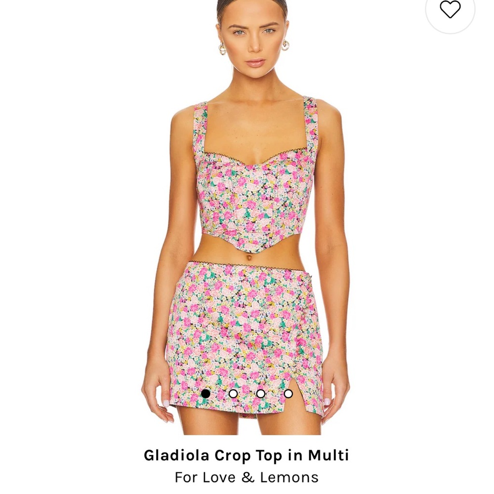 Lover and Friends Gladiola Crop Top